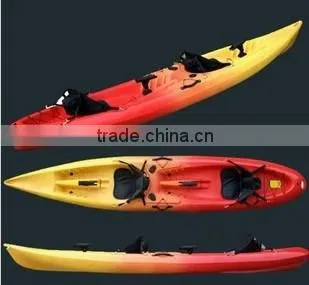 high quality 2person sit on fishing kayak & cheapest plastic kayak,against UV 8