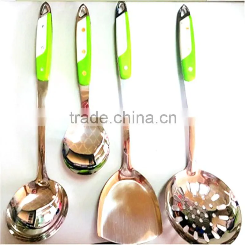Utensils set solid spatula soup ladle solid spoon skimmer