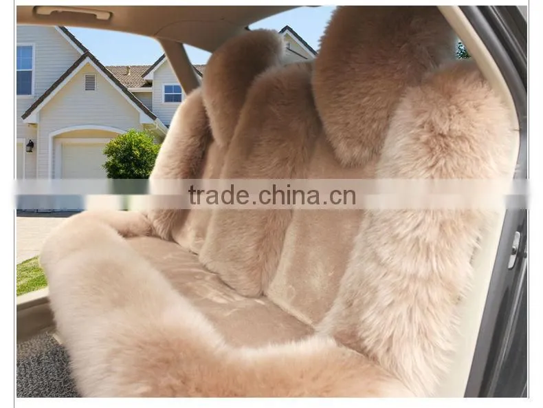 2016/2017 New Fashion Real Australian Lamb Skin Car Fur Seat Cover Set