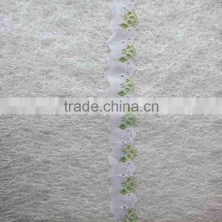 beauty design mesh embroidery lace trimming for garment accessories