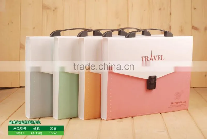 Decorative expanding file folder for students