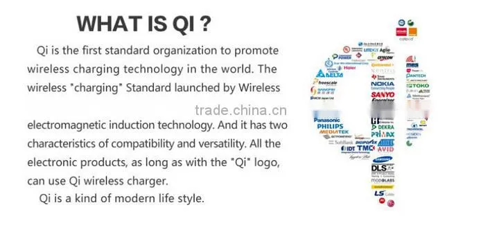 TRUSDAWireless Charger Qi Enabled Smart Wireless Charger Qi Enabled Smart Wireless Charging Pad Mini Pad for Samsung galaxy 6/