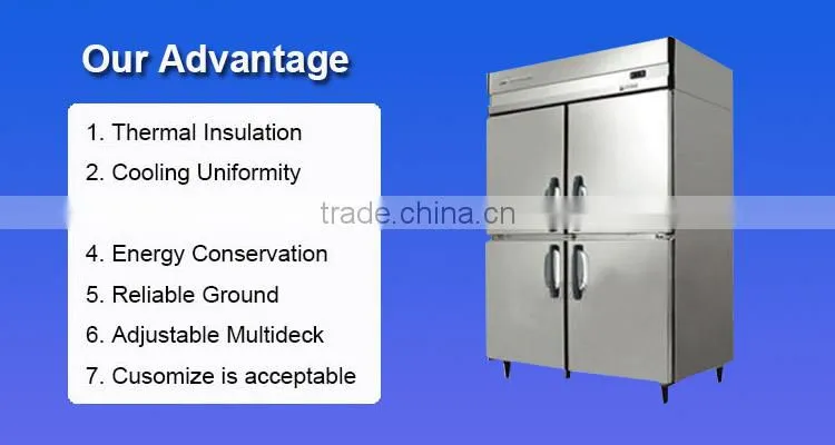 upright stainless steel fridge kitchen refrigerator four doors
