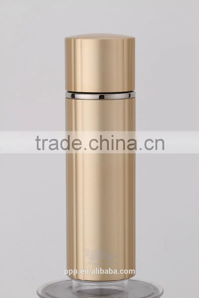 Metal flask with ripple surface/ thermos flasks with pump/thermos flask with button lid