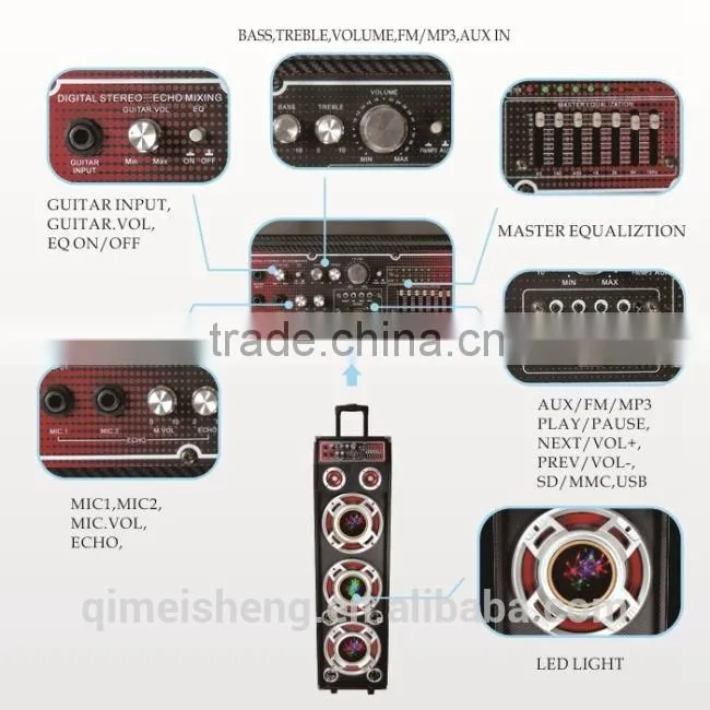 guitar amplifer sound box price new products wooden portable speaker