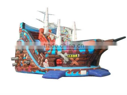 2016 new Inflatable slide/amusement park pirate slides