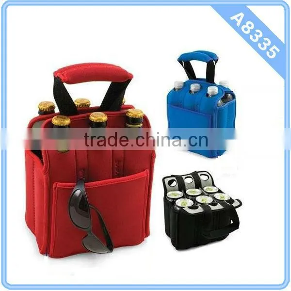 6 Bottles Can Insulated Beer Can Cooler Bag