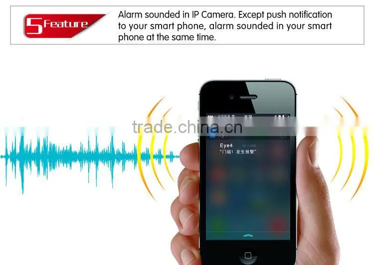Dual Antenna Wireless Alarm WiFi Alarm Siren Camera Ip