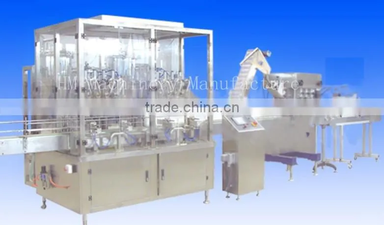 Automatic yoghourt filling machine