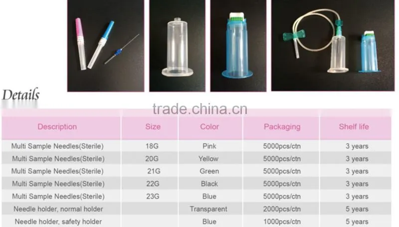 multi sample needle