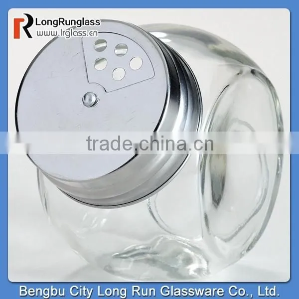 LongRun 3oz Round Spice Glass Jars with Lids Hot Sale Kitchen Glassware