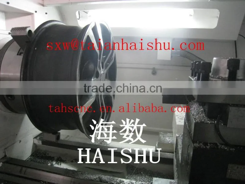Ram hydraulic wheel repair machine cnc weel lathe with Probe