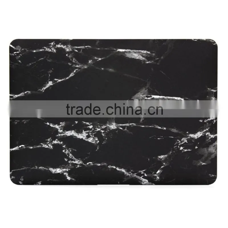 White+Gold Rubberized Hard PC Marble Case for MacBook 13 inch