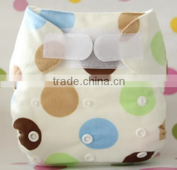 Baby printed Hook & Loop Tapes cloth diapers for baby boutique