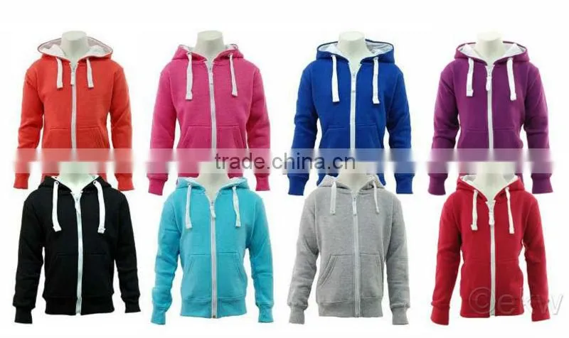 Fleece customized zip up Hoody