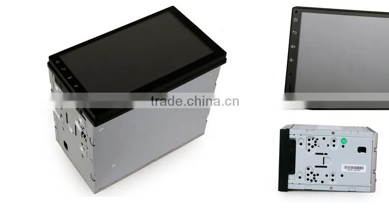 Pure android Car GPS for Two din with Pure android 4.4.4 dual Core CPU:1.6G RAM:1G WIFI 3G audio video player