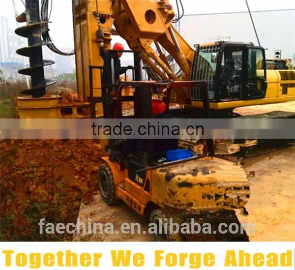 single-head single-spiral rock drilling auger