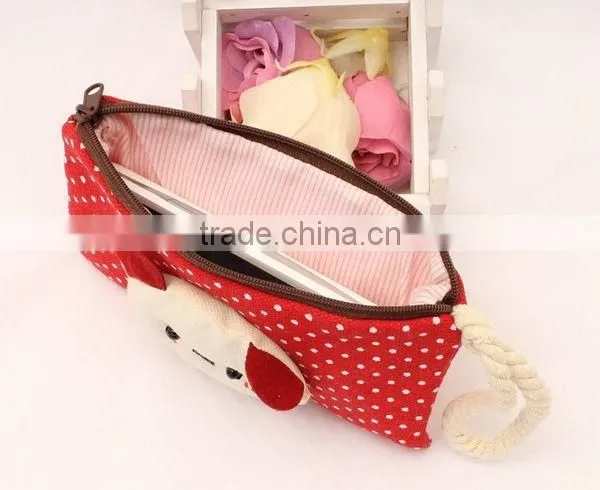 Creative Cute Dot Bear Fabrics Woman Coin Wallet Wholesale ZTCW-0020