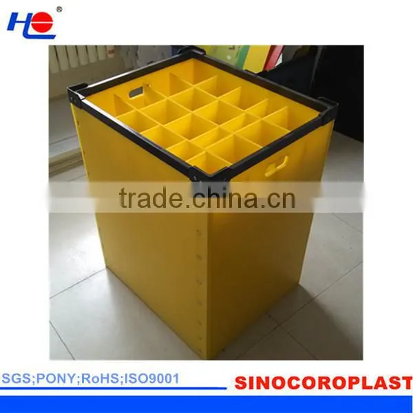 uv resistant and dust proof plastic polypropylene recyclable box