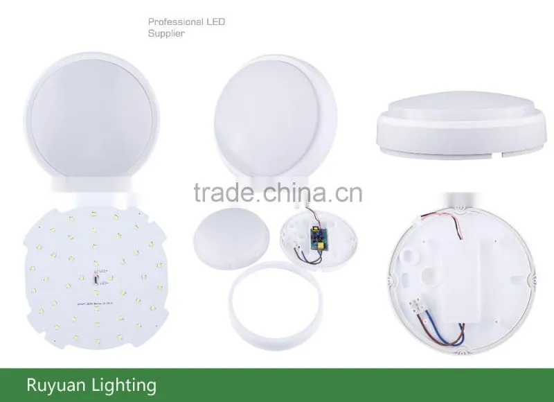 Round 12w 850lm bulkhead lamp