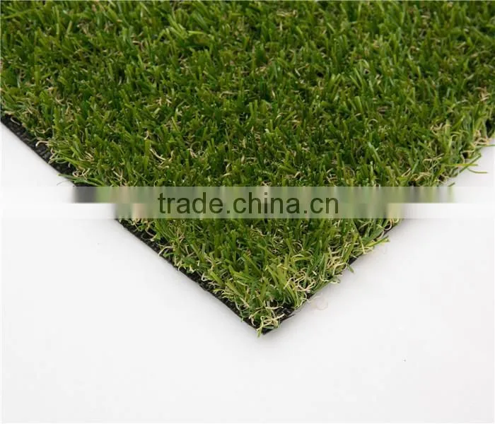 20mm height straight & curled yarn landscaping artificial grass carpet