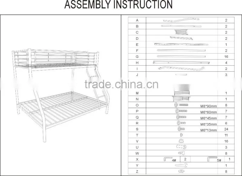 China factory bed frame