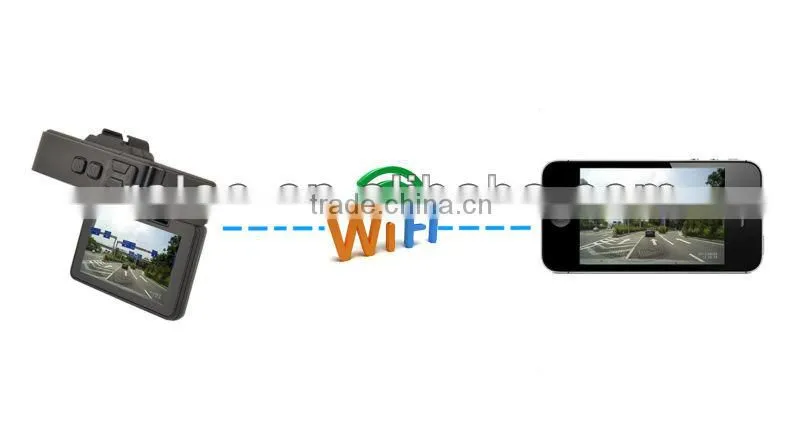 New! 2.7" full HD G-sensor Wi-Fi function 1080p black box car camera