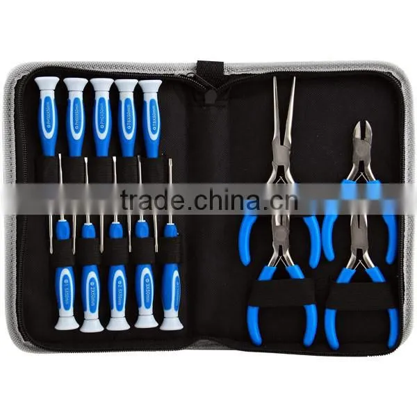 14-Piece Precision Screwdriver & Pliers Set