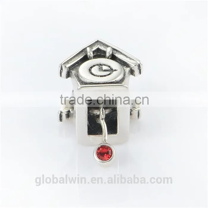 House Bead Landing Charms Wholesale European Charm Bracelet Necklace 100% Real 925 Sterling Silver S187 Best Gifts For You Or Fr