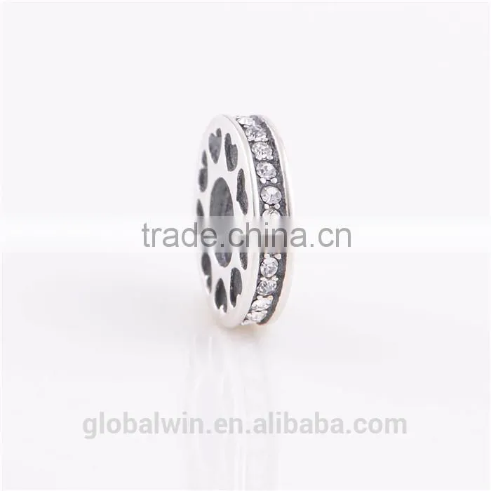 Custom Made Sterling Silver Spacer Charms For European Bracelets