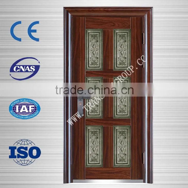 Main Entrance Steel Security Single Leaf Door
