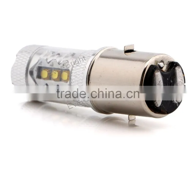 Auto light signal led 80w bright led lighting high lumens led 12V 1920LM brake light ba20d led