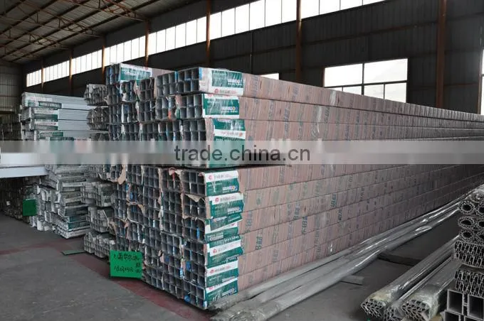 aluminum curtain wall glass wall profiles with thermal break effect