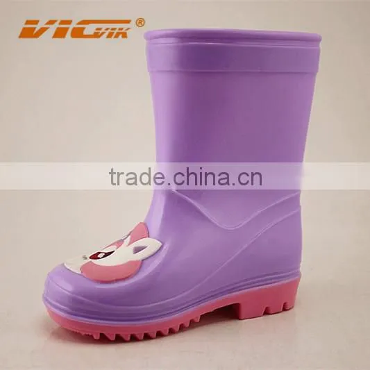 kids cute rain boot, kids pvc rain boots rubber boots