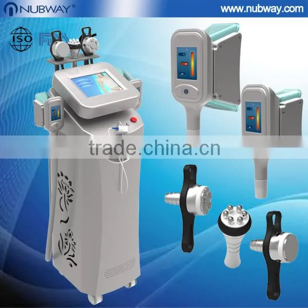 hottest loss weight fat freezing 5 handles cryo cyrolipolysis ultrasonic cavitation vacuum 5 in 1 cryolipolysis fat freeze lipos
