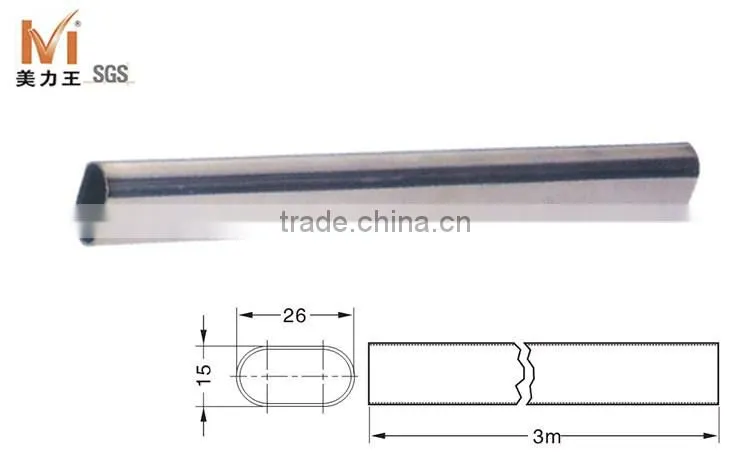 Wardrobe Accessories Stainless Steel Wardrobe Rail Tube