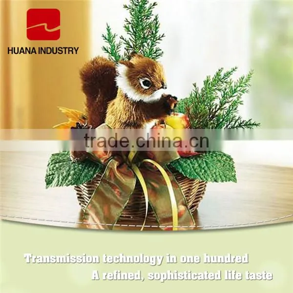 Christmas decoration fake squirrel plush animals tree decoration
