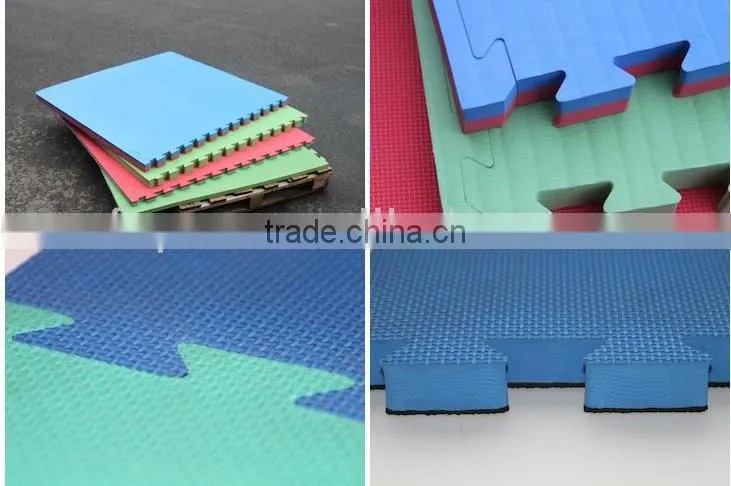 2016 puzzled interlocked foam tatami floor mats in different fields