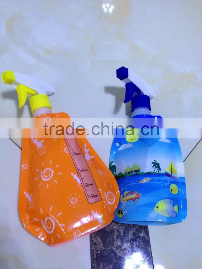 PVC Plastic flower bag pot