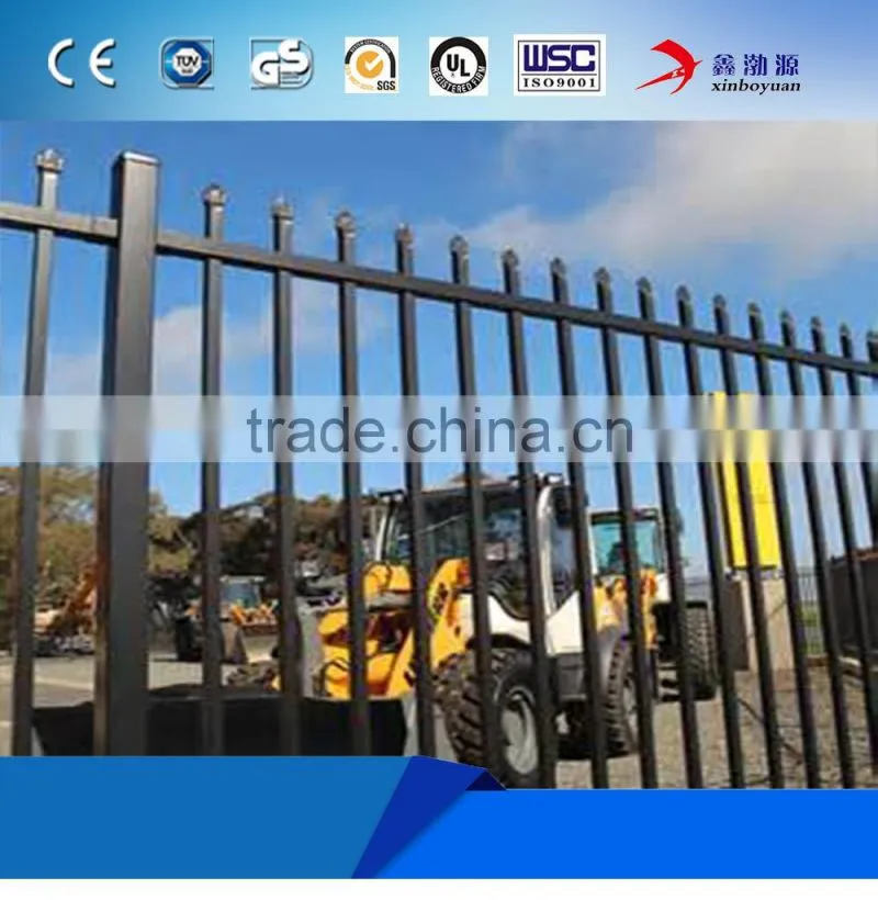 wrought iron welded picket mesh fence