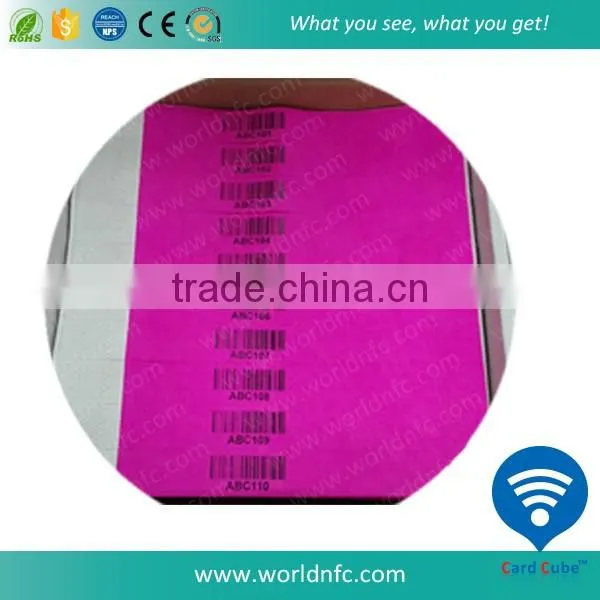 Disposable Ultralight Paper Wristband For Events