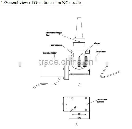 Hot selling digital cotrol nozzle for music fountain