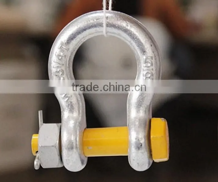 Suspension Forged Galvanized Us Type anchor snap bow Shackle price