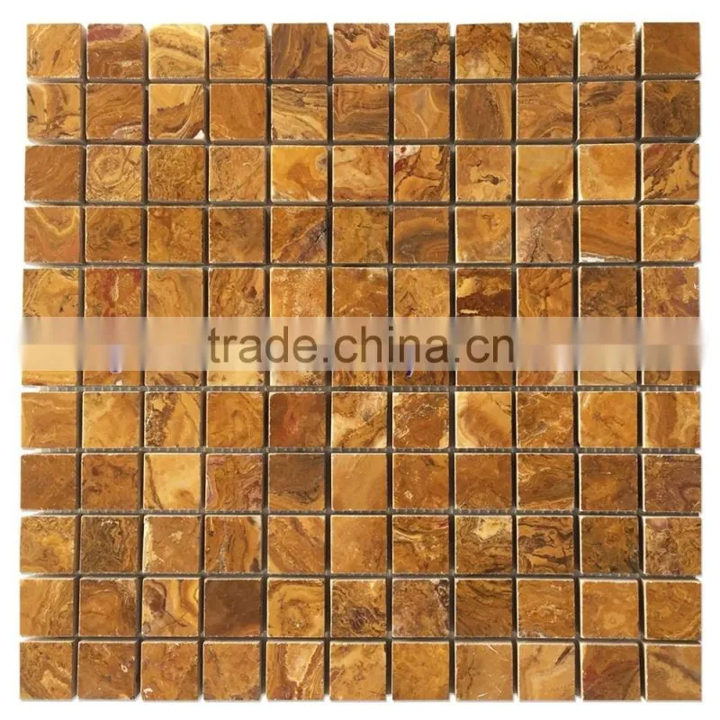 Free sample for most popular BROWN GOLDEN ONYX MOSAIC TILES COLLECTIONS
