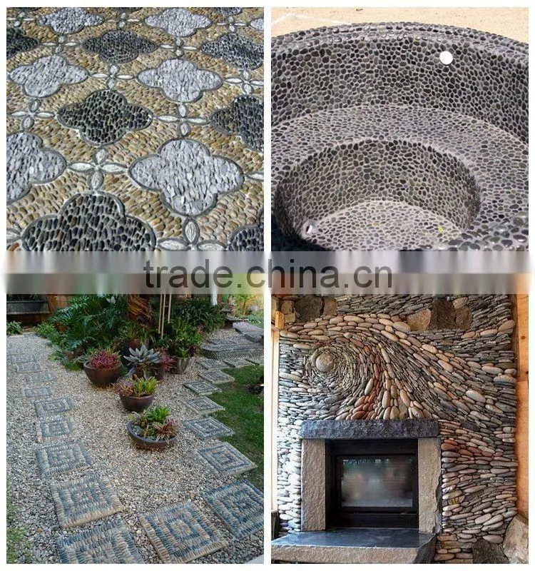 White Polished Pebble Stone White River Stone For Garden Decoration