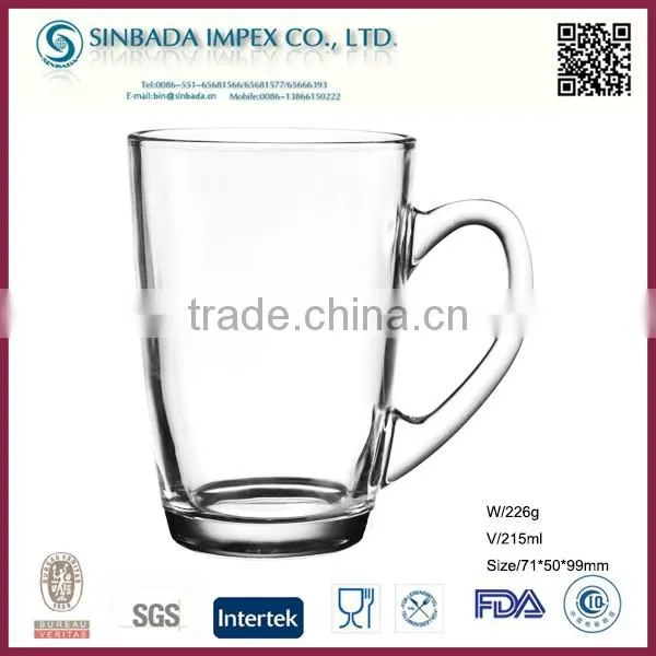 SGS Level KTZB44, wholesale small lid custom glass coffee cups