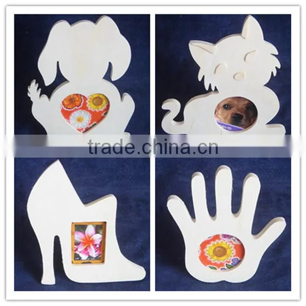 2015 handmade new design cheap vintage wooden picture frame