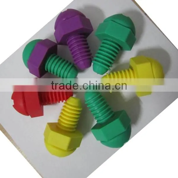 Hot! High quality decorative silicone screw wine stopper