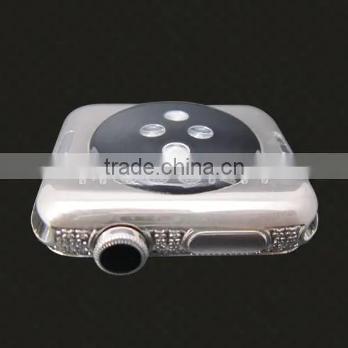 2015 new Gold diamond housing for apple watch,for apple watch diamond housing