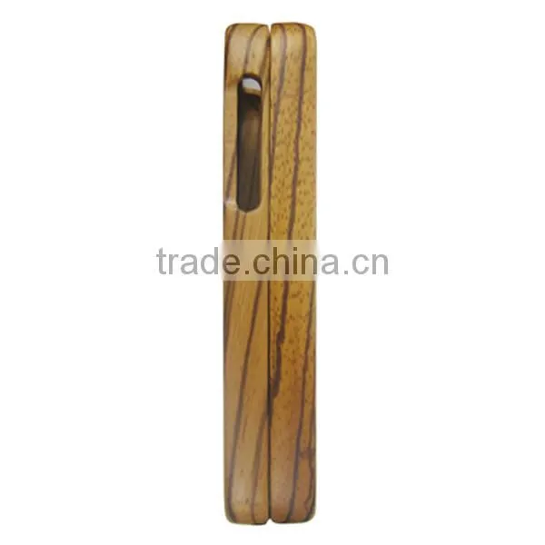 OEM custom 100% wood smart phone case,zebra wood cover for iPhone5 5C
